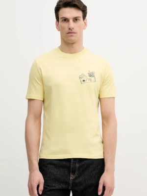 United Colors of Benetton t-shirt bawełniany męski z nadrukiem 3BL0U10AF