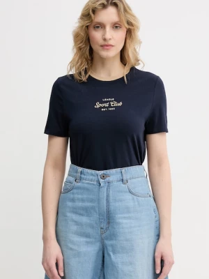 United Colors of Benetton t-shirt damski bawełniany z elastanem