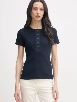 United Colors of Benetton t-shirt damski bawełniany z elastanem