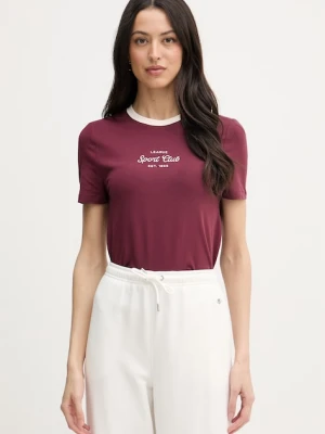 United Colors of Benetton t-shirt damski bawełniany z elastanem