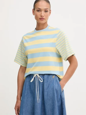 United Colors of Benetton T-shirt damski bawełniany z elastanem
