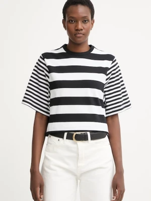 United Colors of Benetton T-shirt damski bawełniany z elastanem