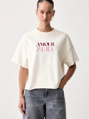 United Colors of Benetton T-shirt damski bawełniany z elastanem
