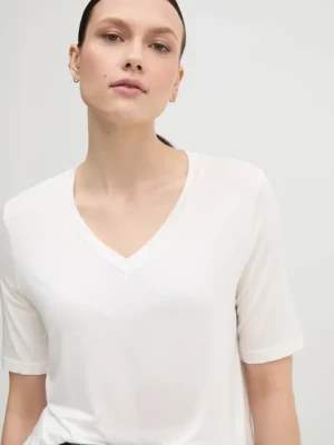 United Colors of Benetton t-shirt damski kolor beżowy 3Z12D401G