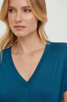 United Colors of Benetton t-shirt damski kolor niebieski