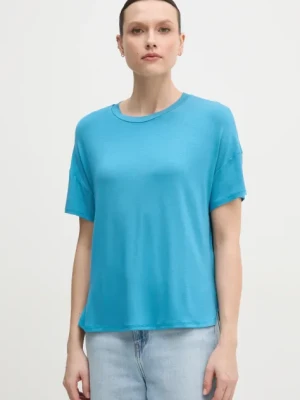 United Colors of Benetton t-shirt damski kolor niebieski