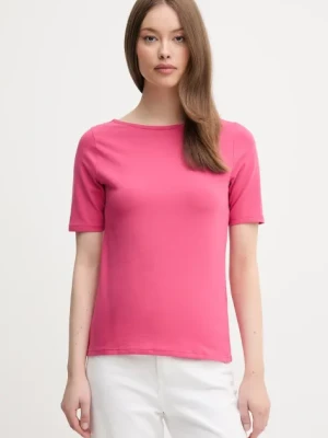 United Colors of Benetton t-shirt damski kolor różowy 3FJHD109K