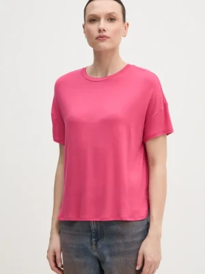 United Colors of Benetton t-shirt damski kolor różowy