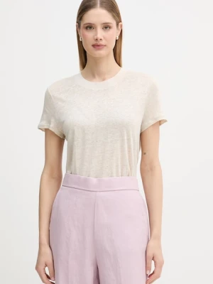 United Colors of Benetton t-shirt damski lniany