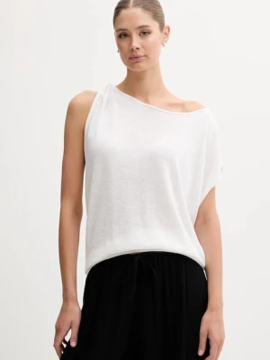 United Colors of Benetton t-shirt damskie kolor beżowy 103BD10DX