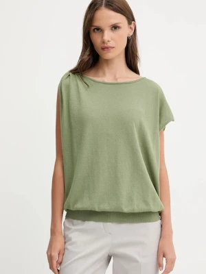 United Colors of Benetton t-shirt damskie kolor zielony 103BD10DX