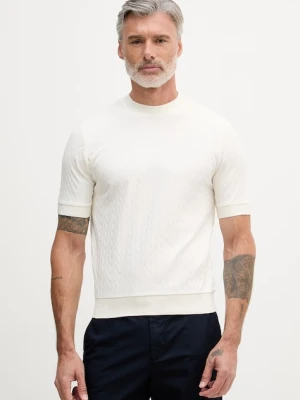United Colors of Benetton T-shirt męski bawełniany z elastanem