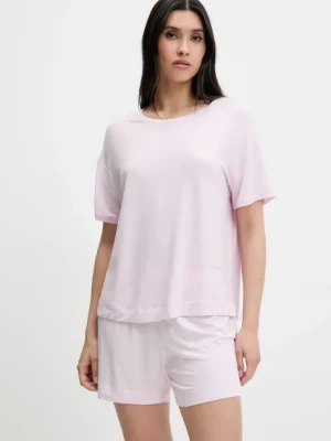United Colors of Benetton t-shirt piżamowy damska kolor różowy 36MX3M07A