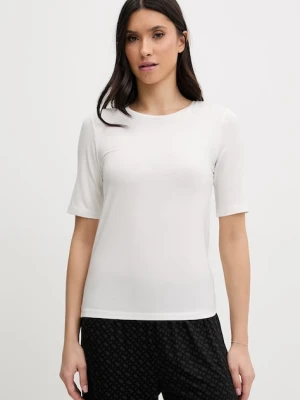 United Colors of Benetton t-shirt piżamowy z dodatkiem jedwabiu