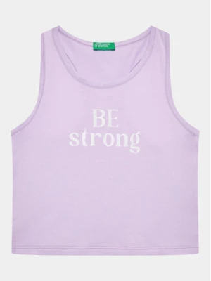 United Colors Of Benetton Top 3096CH013 Fioletowy Regular Fit