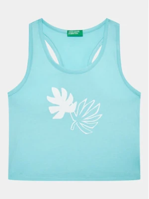 United Colors Of Benetton Top 3096CH013 Niebieski Regular Fit