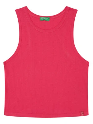 United Colors Of Benetton Top 31H3CH01F Różowy Slim Fit