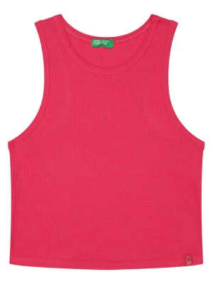 United Colors Of Benetton Top 31H3CH01F Różowy Slim Fit