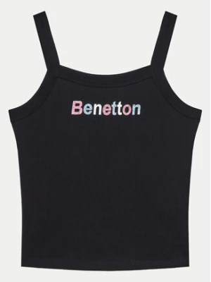United Colors Of Benetton Top 3I1XCH01E Czarny Regular Fit