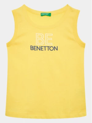 United Colors Of Benetton Top 3I1XGH00P Żółty Regular Fit
