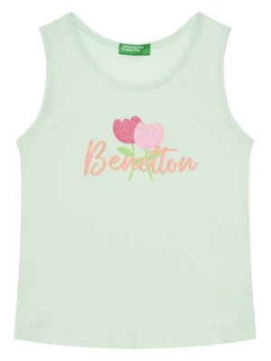 United Colors Of Benetton Top 3I1XGH012 Zielony Regular Fit