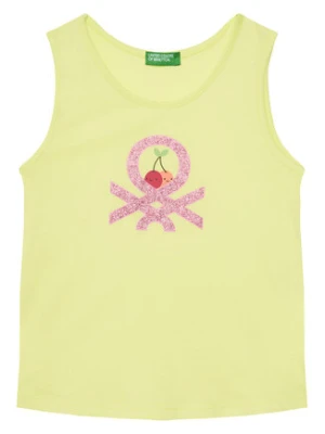 United Colors Of Benetton Top 3I1XGH012 Żółty Regular Fit