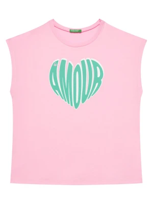United Colors Of Benetton Top 3JERC10PB Różowy Regular Fit