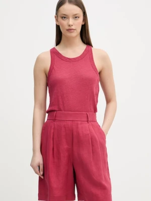 United Colors of Benetton top damski lniany