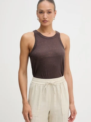United Colors of Benetton top damski lniany