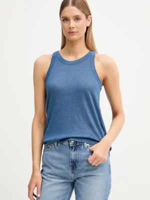 United Colors of Benetton top damski lniany