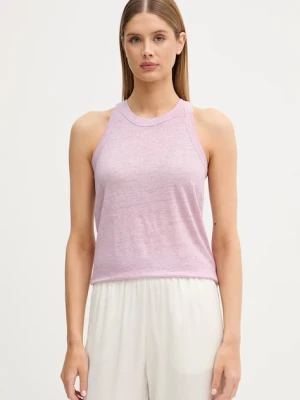United Colors of Benetton top damski lniany