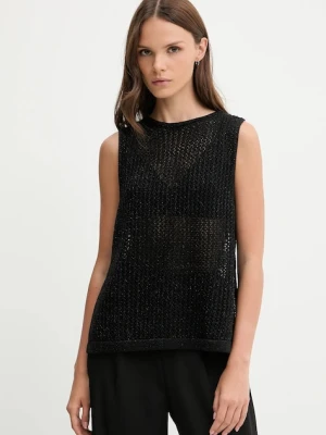 United Colors of Benetton top damskie kolor czarny 11365H007