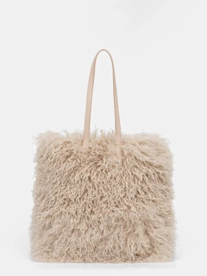 United Colors of Benetton torebka kolor beżowy 62P0DY08R