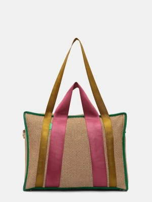 United Colors of Benetton torebka shopper damska pleciona