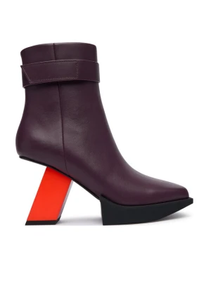 United Nude Botki Construct Bootie HI 1102499316 Bordowy