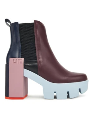 United Nude Botki Grip Chelsea Mid IV 1095992516 Bordowy