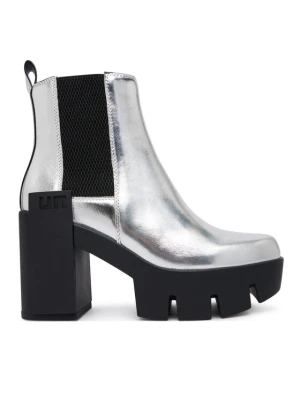 United Nude Botki Grip Chelsea Mid V 1103314116 Srebrny