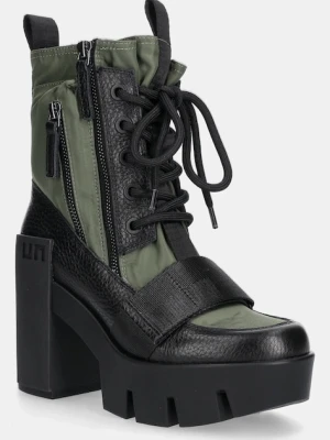 United Nude botki Grip Combat Mid damskie kolor zielony na słupku 10962904165