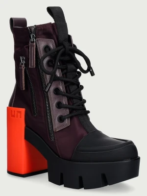 United Nude botki na słupku damskie Grip Cap Mid bordowy