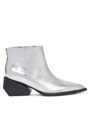 United Nude Botki Ricky Yoyo Mid 1104114116 Srebrny