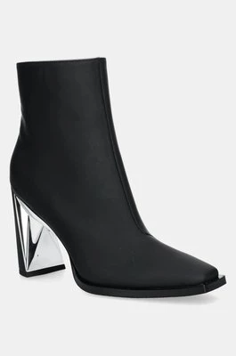 United Nude botki skórzane Poly Bootie Hi damskie kolor czarny na słupku 1086301191