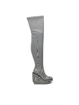 United Nude Muszkieterki Wa Long Boot Hi 1087851082 Szary