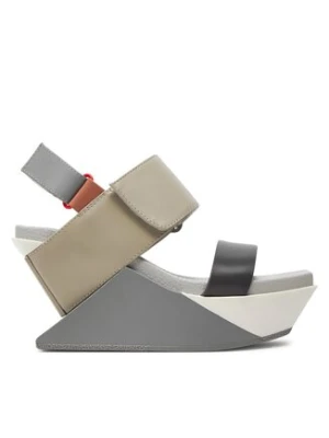 United Nude Sandały Delta Wedge Sandal 1041381616 Beżowy