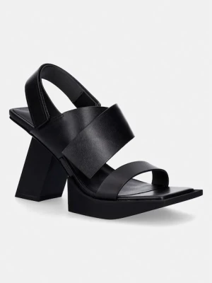 United Nude sandały na słupku skórzane Construct Hi