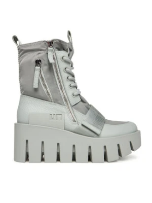 United Nude Trzewiki Grip Combat Lo 10961919165 Szary