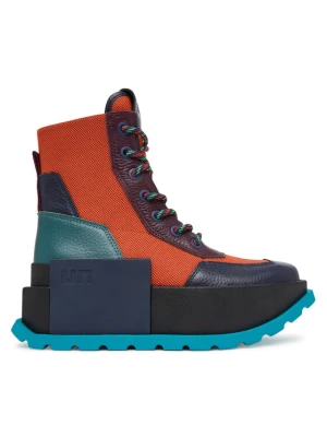 United Nude Trzewiki Roko Combat 11045992165 Pomarańczowy