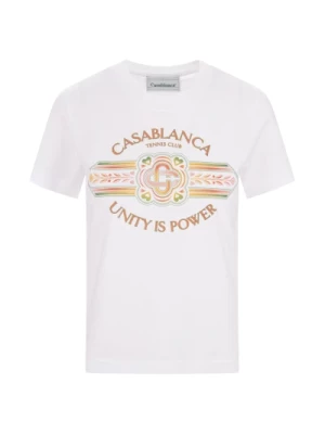 Unity is Power White T-shirt Casablanca