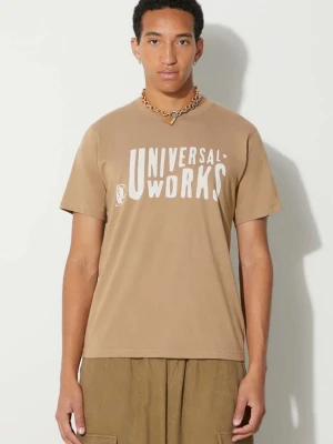 Universal Works t-shirt bawełniany MYSTERY TRAIN PRINT TEE