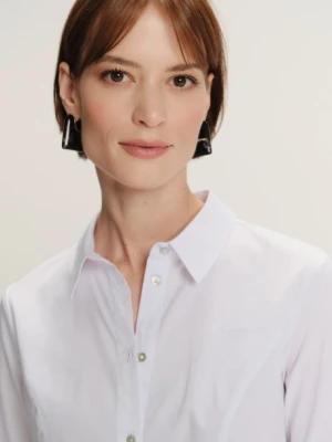 Uniwersalna biała koszula o klasycznym kroju Greenpoint