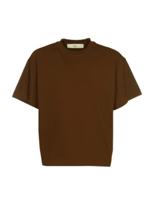 Uniwersalny Brązowy T-shirt z Bawełny dla Mężczyzn Séfr